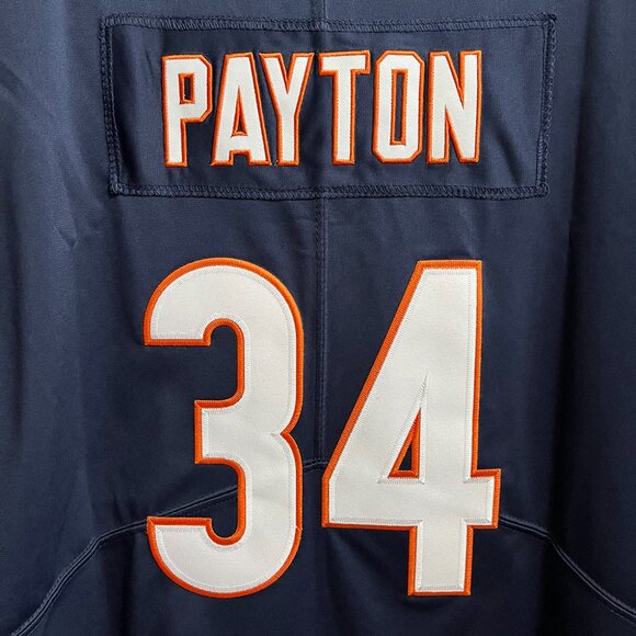 Nike Blue Orange NFL Chicago Bears Walter Payton #34 Jersey - Picture 6 of 6